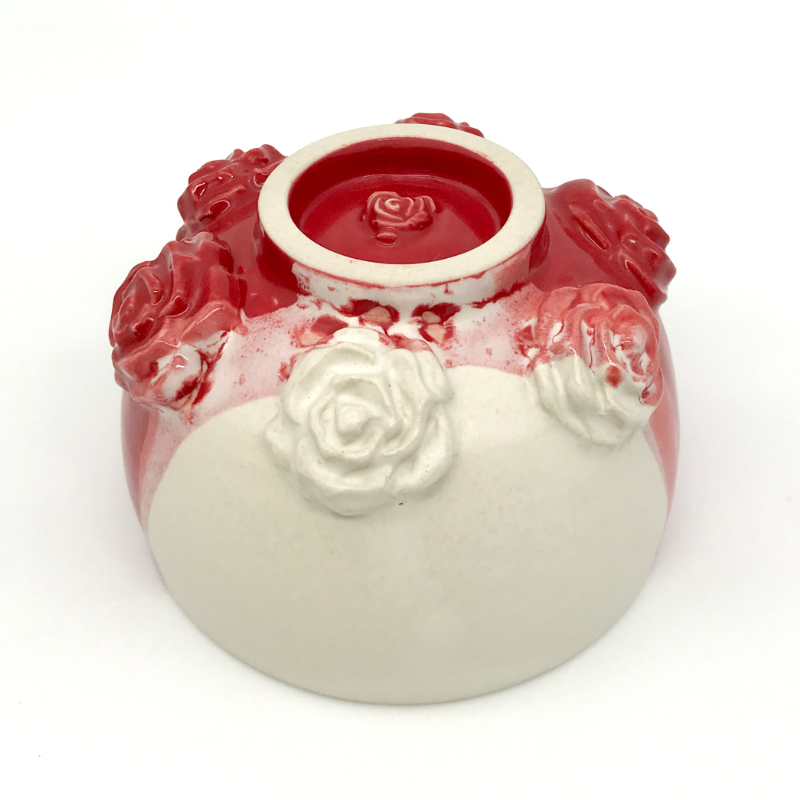 ロシアの紅い薔薇専用 ロシアの紅い薔薇専用 547 紅白薔薇 11.0×7.7cm | 小野穣 アトリエ