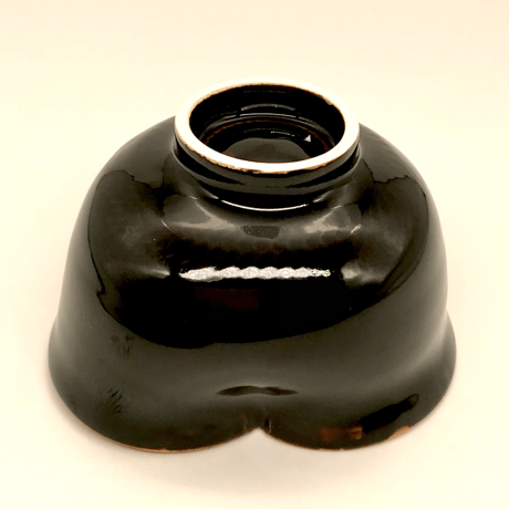 397 猪目茶碗　かけわけ　12.0×7.3cm