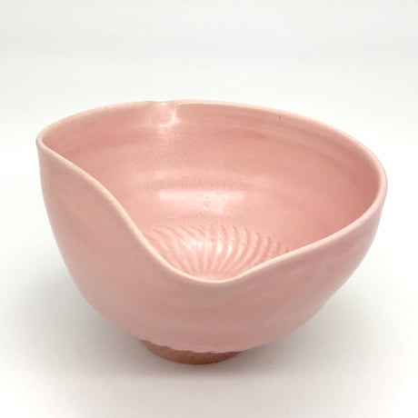小野穣 造 花びら 桜 茶碗