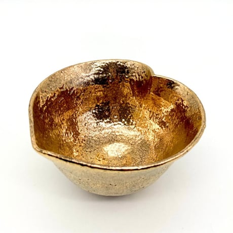 B95 猪目茶碗　黄金丸　14.0×8.0cm