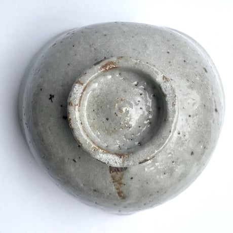 318 猪目茶碗　志野　12.0c×7.3cm