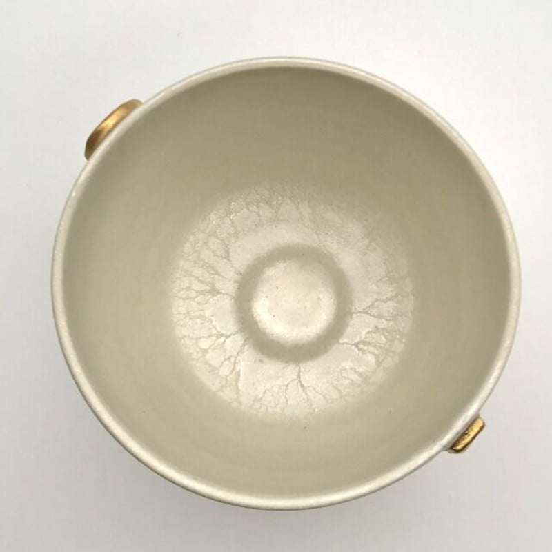 ブチャラティ抹茶茶碗 ジッパー 11.0×9.0cm | 小野穣 アトリエONO