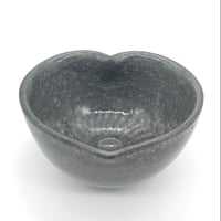 628 猪目茶碗　薄氷(うすらい)　13.4×7.9cm