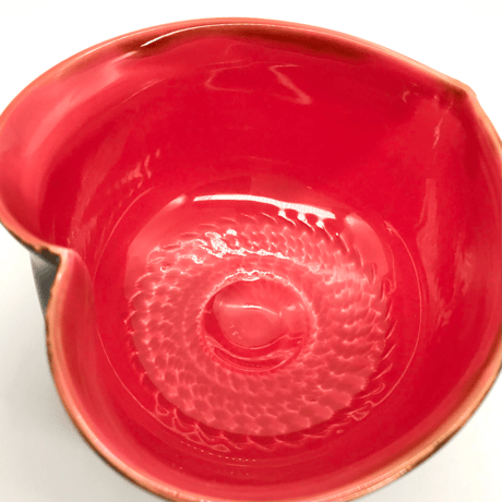 397 猪目茶碗　かけわけ　12.0×7.3cm