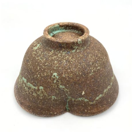 607 猪目茶碗　蛍火　13.0×7.6cm