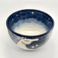 711 茶碗 『星と馬と夜の鳥』12.4×9.4cm