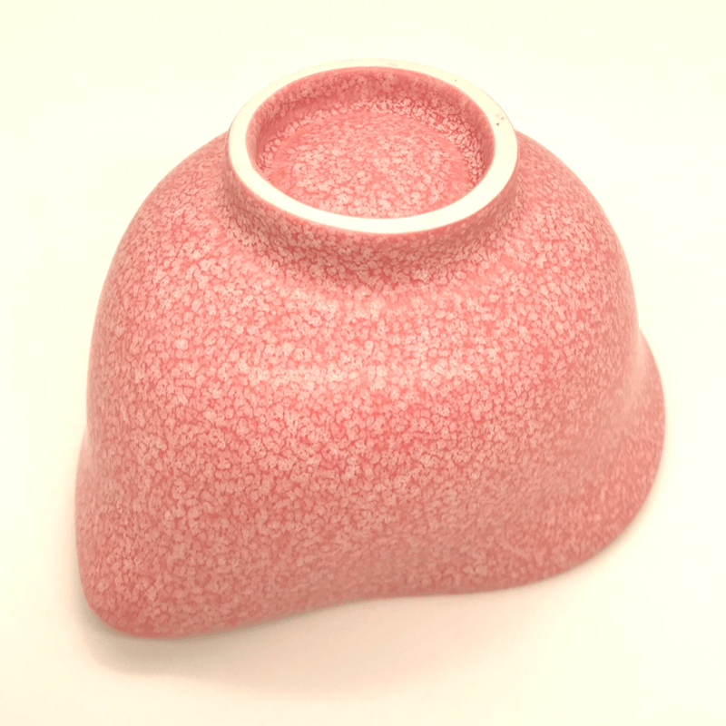 小野穣 造 花びら 桜 茶碗 142 桜系はなびら 桜珊瑚 14.0×8.0cm | 小野穣 アトリエONO