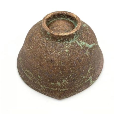 607 猪目茶碗　蛍火　13.0×7.6cm