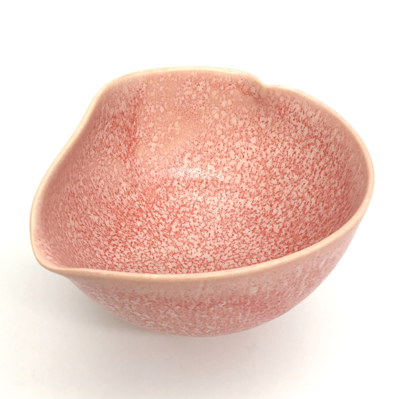 B30 ひとひら 桜型（桜珊瑚）還元焼成 12.4×8.2cm | 小野穣 アトリエONO