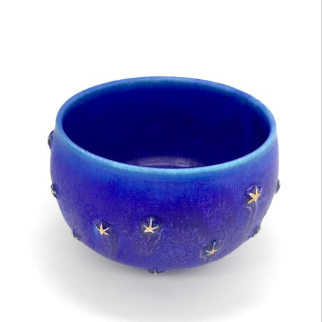 201 茶碗 星の王子さま 青 10.7×7.3cm | 小野穣 アトリエONO