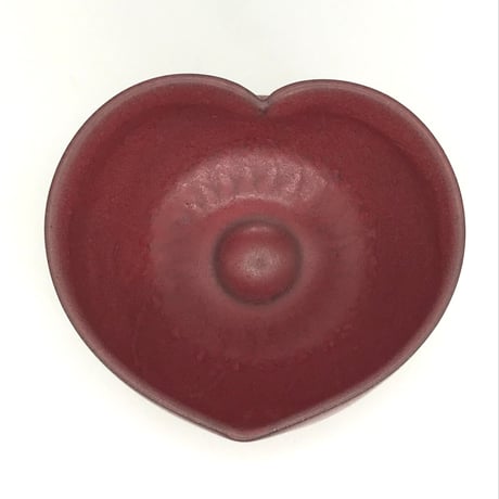 364 猪目茶碗　梅重(うめがさね) 黒土　12.0×7.4cm