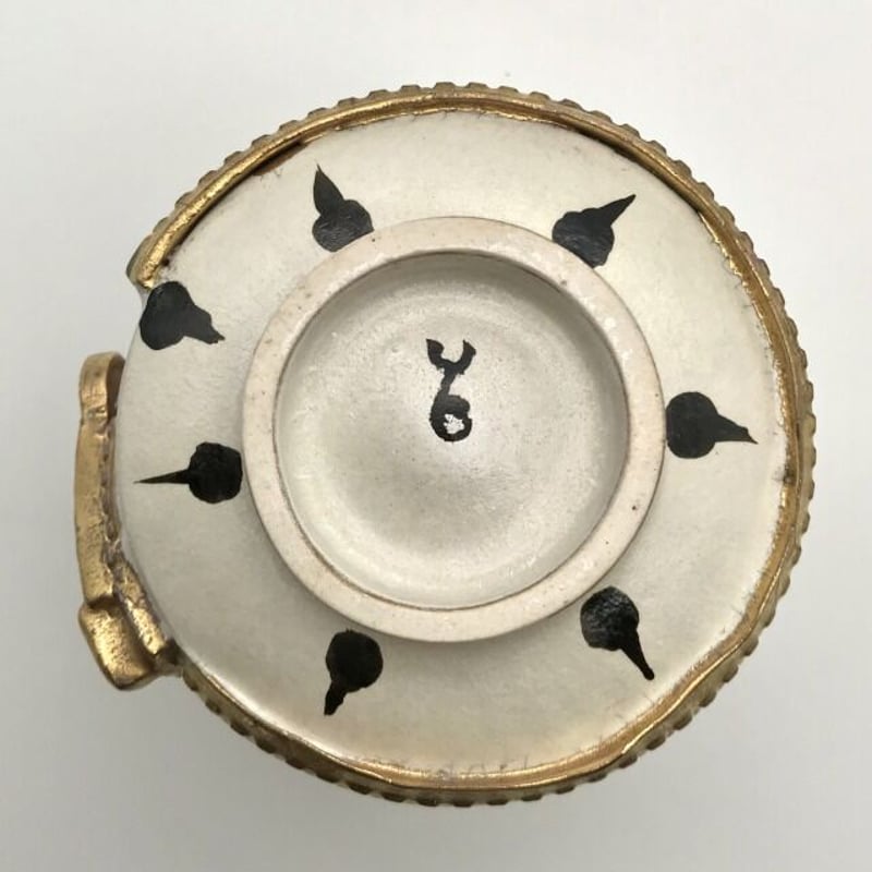 ブチャラティ抹茶筒茶碗(冬用) 銘 ジッパー 10.0×11.2cm | 小野