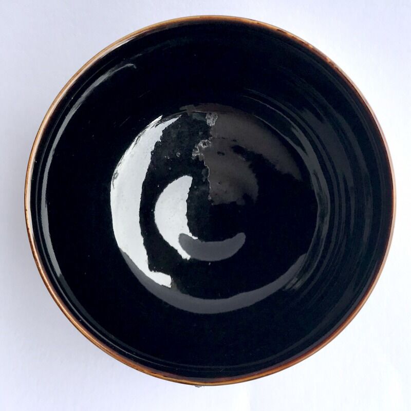 056 十字架天目茶碗 千 小ぶり・茶箱用にどうぞ | 小野穣 056 十字架天目茶碗 千 小ぶり・茶箱用にどうぞ | 小野穣