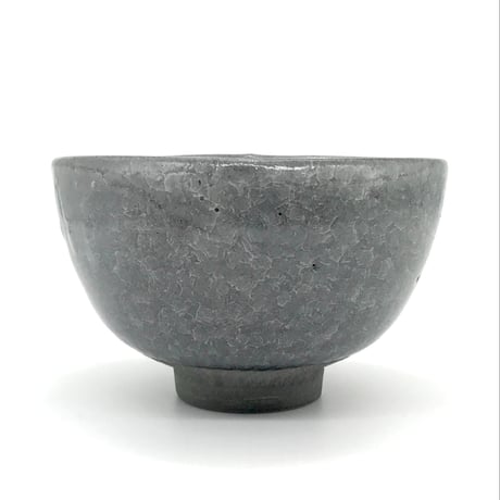 420 猪目茶碗　薄氷(うすらい)　12.4×7.9cm