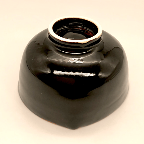 397 猪目茶碗　かけわけ　12.0×7.3cm