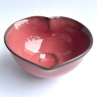 069 猪目茶碗　乾鮭(からさけ)　11.9×6.2cm