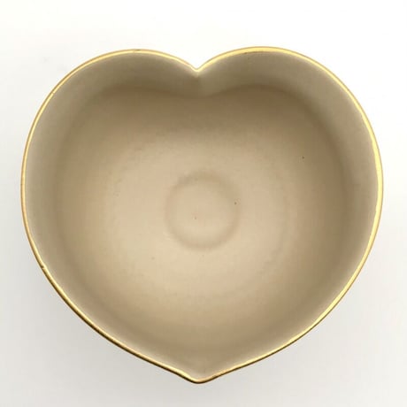 314 猪目茶碗　亜麻色(グレージュ)　11.0×6.7cm　小ぶり