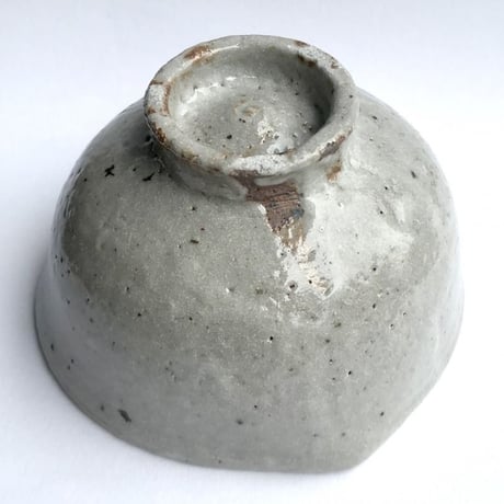 318 猪目茶碗　志野　12.0c×7.3cm