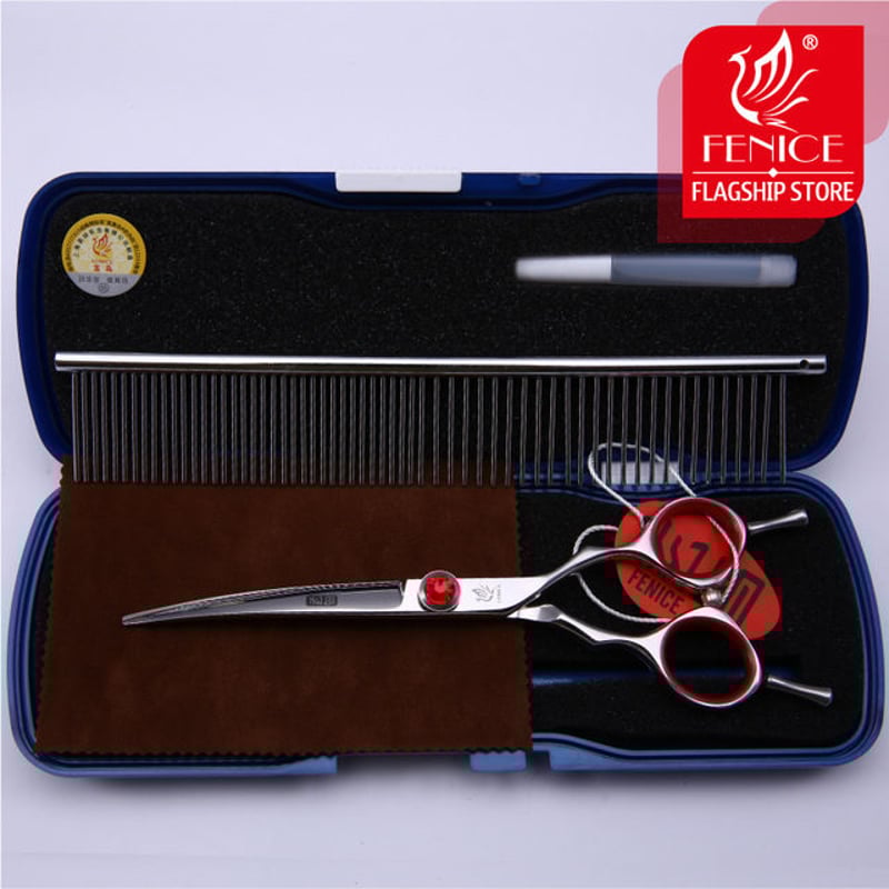 新品☆フェニーチェ カーブシザー☆7in トリミングシザー 新品☆7