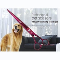 フェニーチェ 7.0 8.0 インチプロJP440Cペット犬グルーミング切断はさみストレートシザー