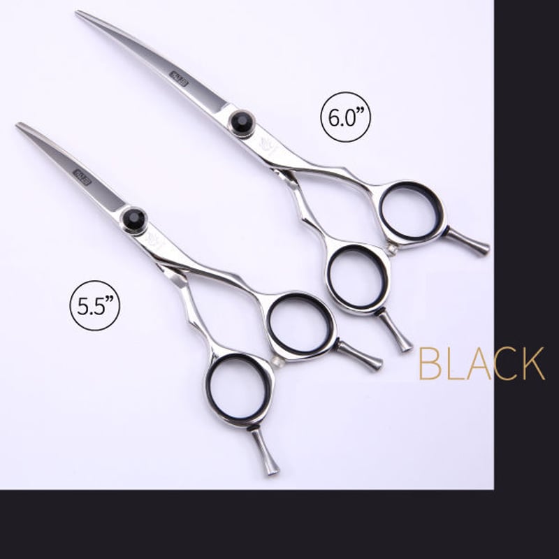 6.5インチ　カーブブレンディングシザー　vg10 コバルト　フェニーチェ 6.5インチ カーブブレンディングシザー vg10 コバルト フェニーチェ