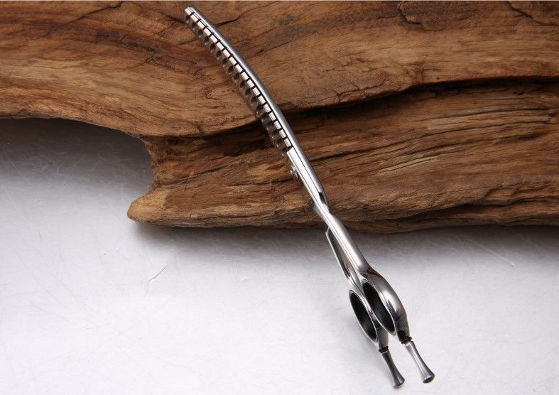 BMC LWh-65FD 6.5 inch シザー ペット はさみ シザー シルバー湾曲 Silver 6.5 inch Fenice