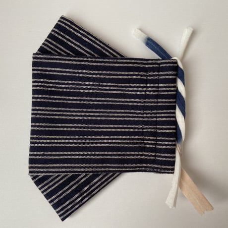 Handmade Cotton Mask (Japanese style striped pattern)