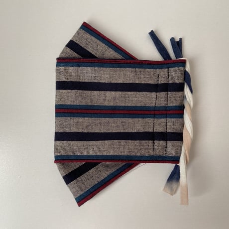 Handmade Cotton Mask (Japanese style striped pattern)