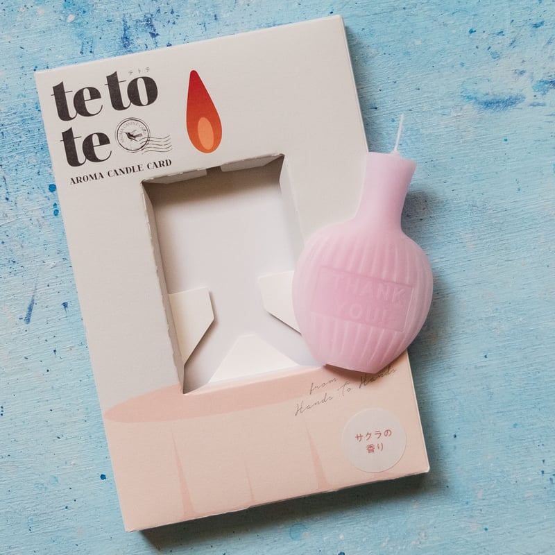 アロマキャンドルカード by GRASSE TOKYO（メッセージカードに立てて灯