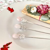 セレスタイトのハート（天然石セレスタイト /ハート型/置石/アメリカ産