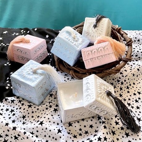 ソカシ・ヒーリングキャンドル （3つの香り/天然精油/アルミ/工芸品/インドネシア産）1個【今後の再入荷無し】