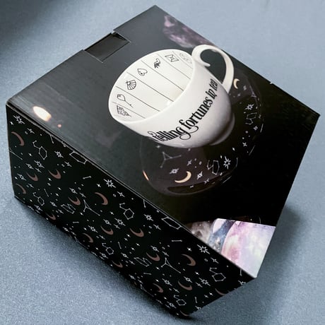 フォーチュンテリング・ティーカップ＆ソーサー（茶葉・紅茶占い/食器/陶器/セラミック）1個
