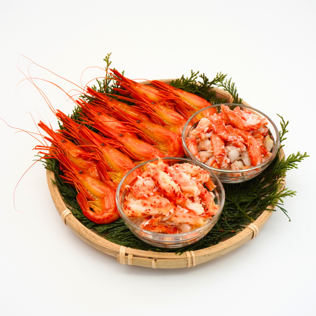 根室加工】北海しまえび・花咲ガニ・たらばがにセット | 北海道グルメ