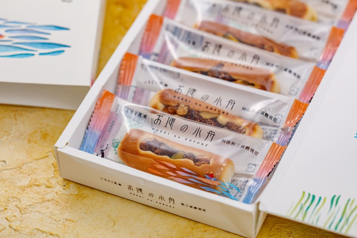 お堰の小舟（いちじく乳菓）5個入 | OKAMAN STORE