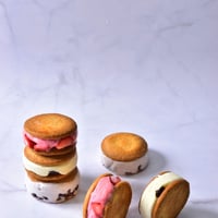 アイスサンド５個入（ラムレーズン・小倉あずき・苺・無花果・ピスタチオ）※※本品は冷凍配送となります。 常温商品との同梱発送できませんので、ご了承くださいませ。※※