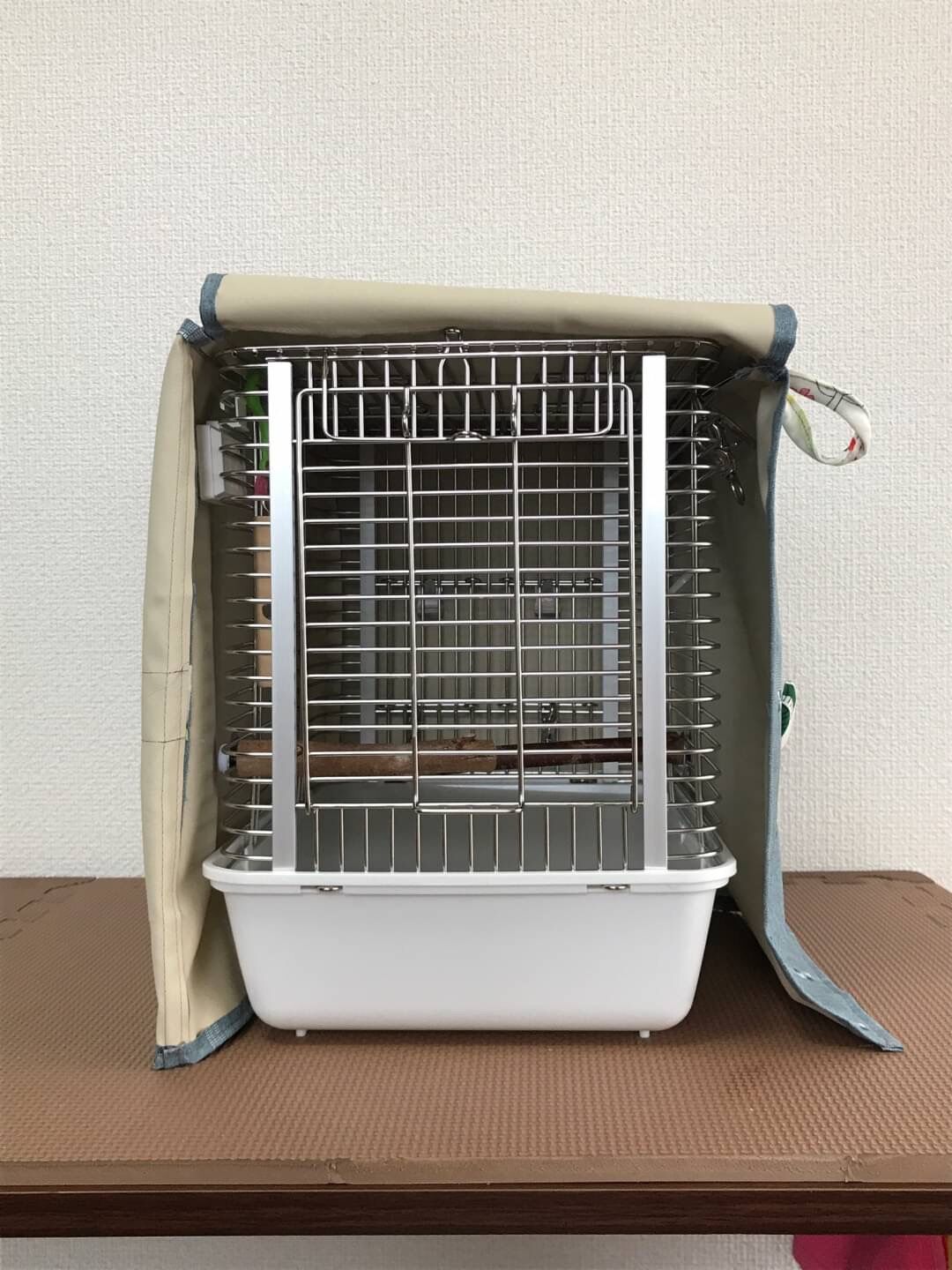 かっぺ様　鳥かごおやすみカバーと 　　キャリーバッグ2点 おやすみカバー ハートフルキャリー | 工房 ひよりの森
