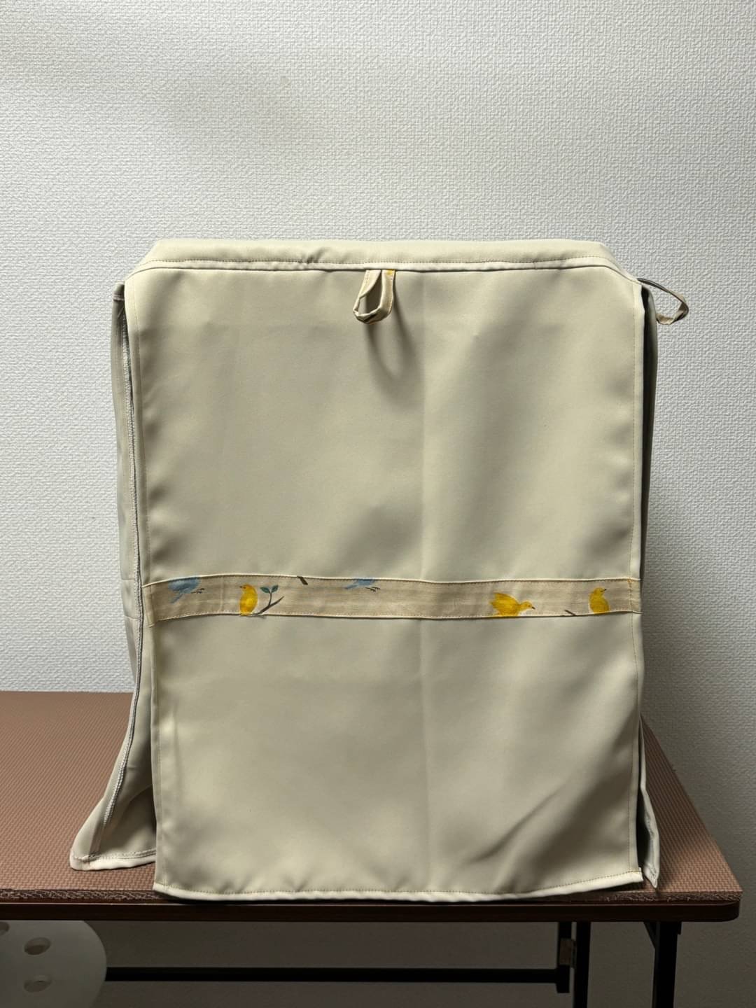 かすみページです！！！」生成色とオフとペパーミントのポジャギ