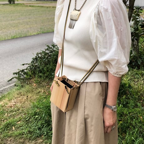 福紙 小サイズ（加賀紐、肩掛けタイプ）、底板あり