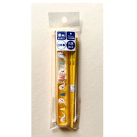 せなけいこ ケース付箸（めがねうさぎ）