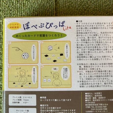 【バーゲンブック】　ひらがな神経衰弱 ぽぺぷぴっぱLight