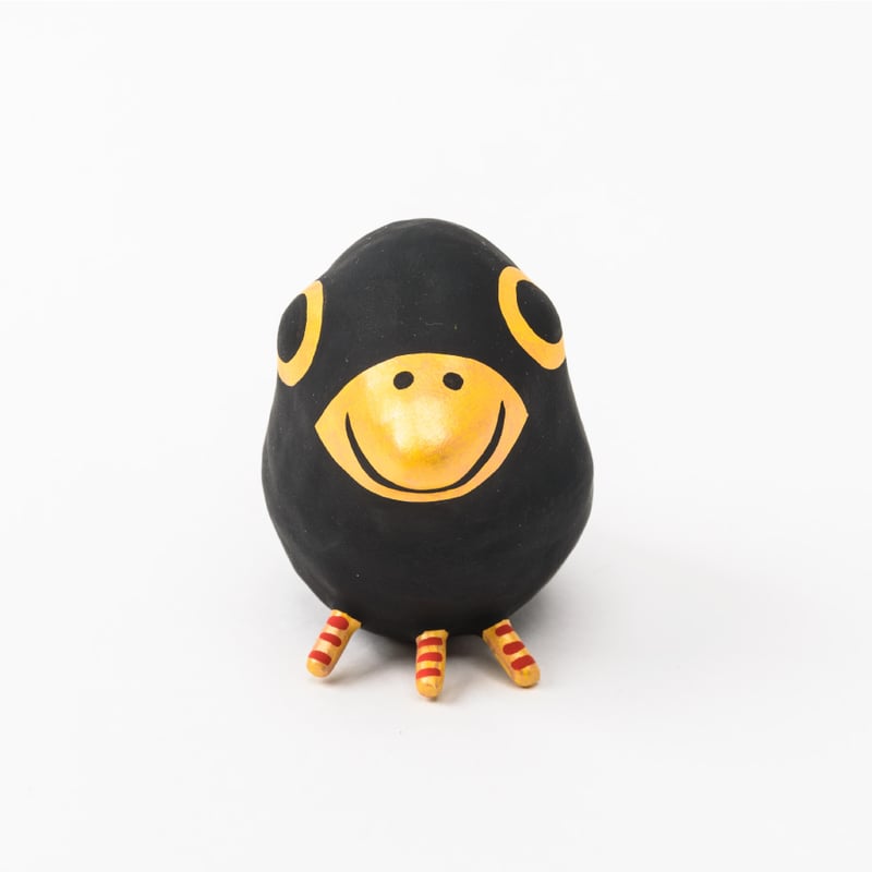 はりこま屋］張り子「八咫烏_縁」クレードルver. | iino