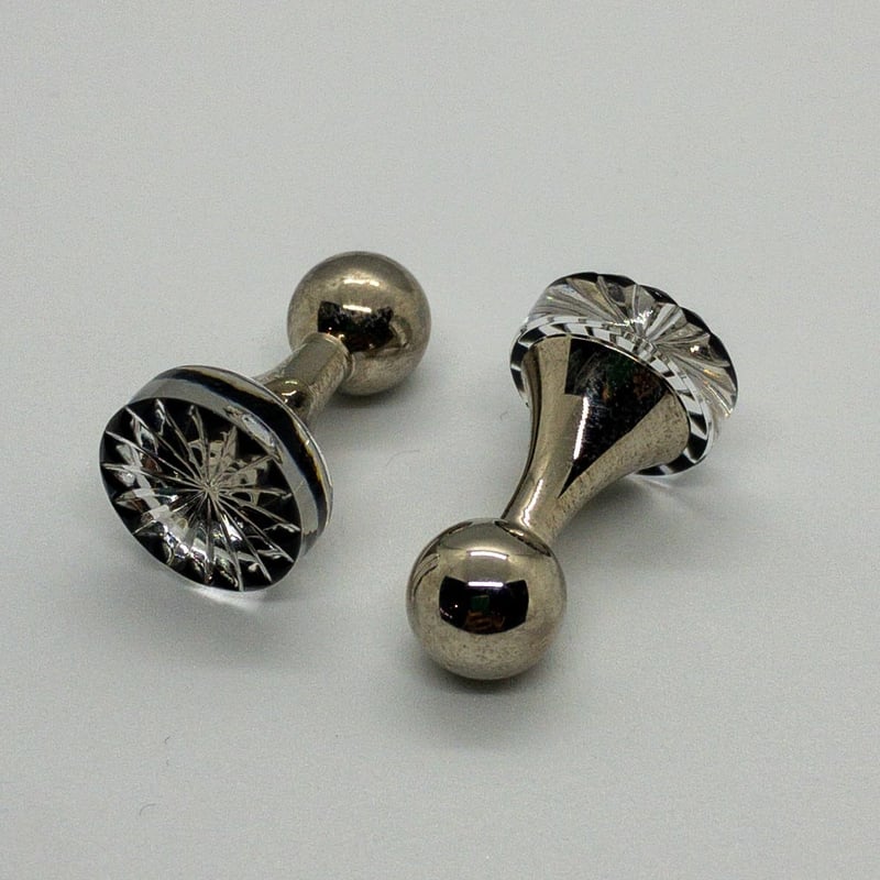 堀口切子]江戸切子カフリンクス（カフス） | フィボナッチ紳士洋品店