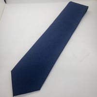 [Fibonacci]オリジナルウールタイ（GUABELLO ONEthirty ブルーグレイ無地）