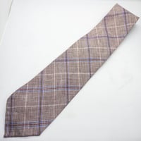 [Fibonacci]スフォデラートネクタイ（DELFINO・ブラウン・三者混）