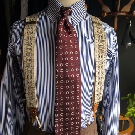 [Adjustable Costume]ノンエラスティックウェブブレイシーズ（サスペンダー） NON ELASTIC WEB BRACES ABC-021