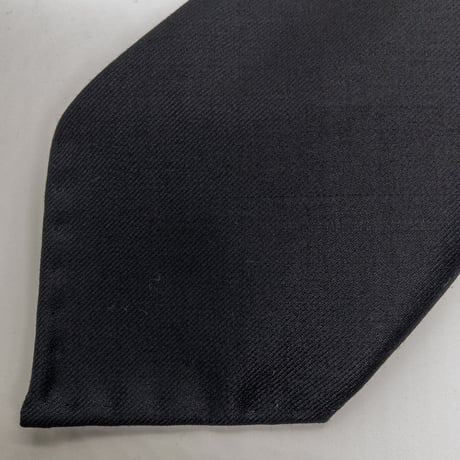 [Fibonacci]スフォデラートネクタイ（DORMEUIL AMADEUS365・ダークネイビー無地・ウールタイ）