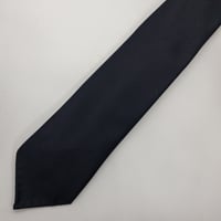 [Fibonacci]スフォデラートネクタイ（DORMEUIL AMADEUS365・ダークネイビー無地・ウールタイ）