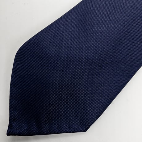 [Fibonacci]スフォデラートネクタイ（LORO PIANA ELEGANZA・ネイビー無地・ウールタイ）