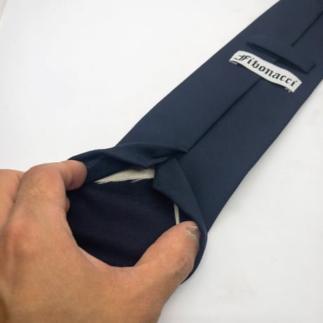 [Fibonacci]スフォデラートネクタイ（CORDURA COMBAT WOOL・ネイビー）