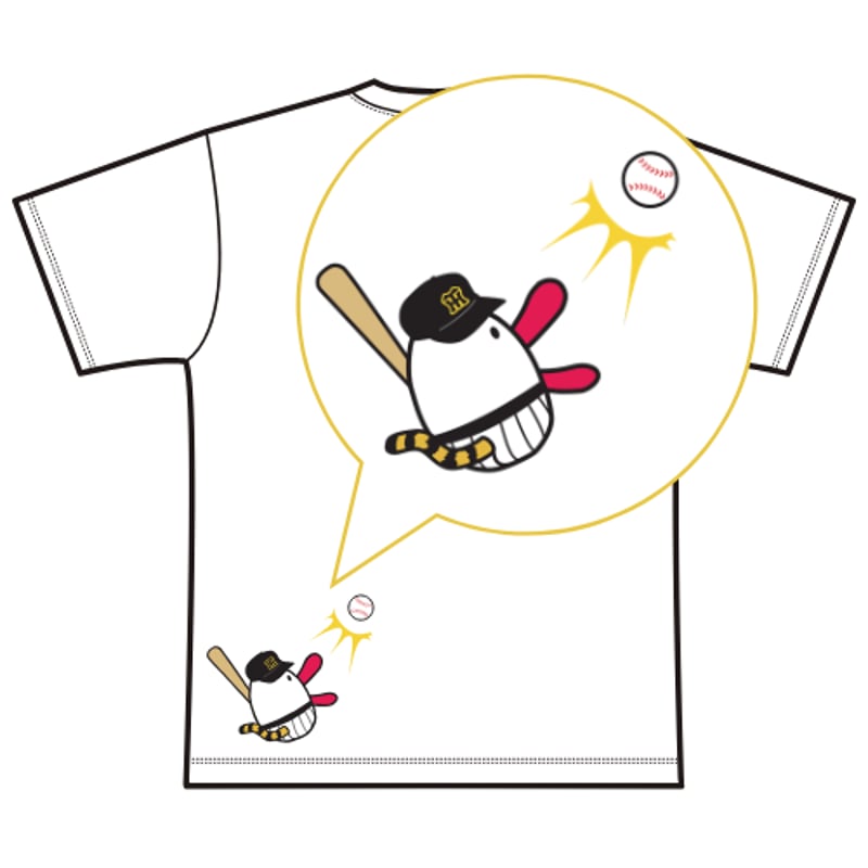 阪神タイガース×ハチエモン コラボTシャツ【6月下旬以降順次発送予定